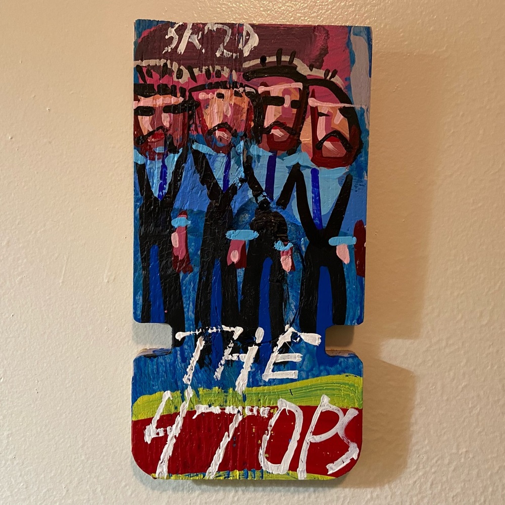Mini STEVE KEENE “The 4 Tops” Painting